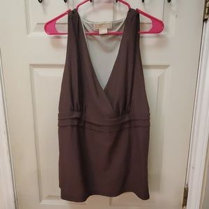 Michael Kors lace Brown dressy shirt.